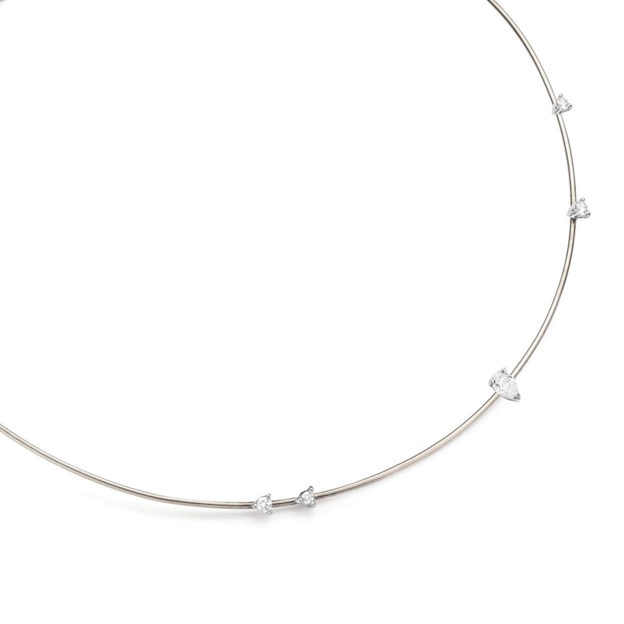 Collana BALANCE | Girocollo 'Balance' In Oro Bianco