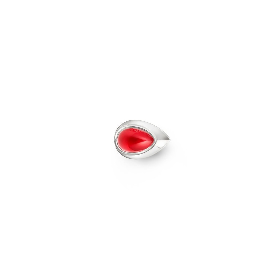 Anelli AURUM | Chevalier Cabochon Rosso